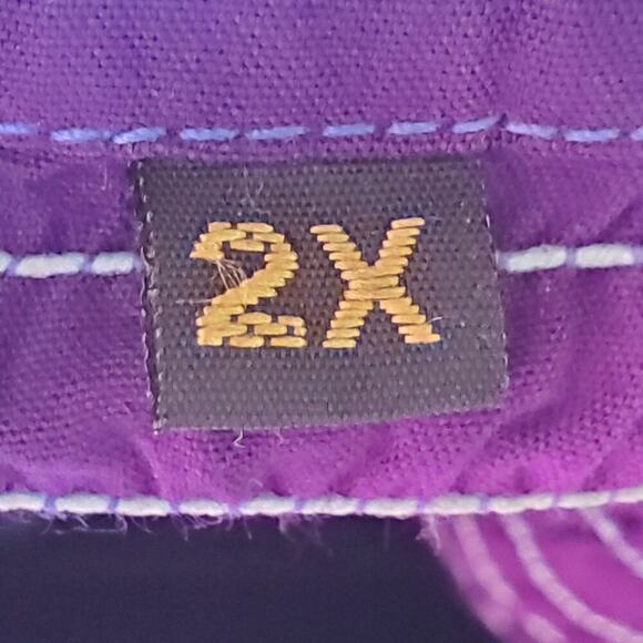 Vintage Sleeveless Empire Waist Tie Dye Blouse V Neck Crochet Lace Boho Hippie - Picture 12 of 14